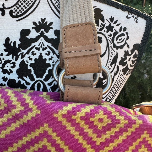 Fossil Multicolor Tote Bag with Elephant Design - Picture 10 of 15